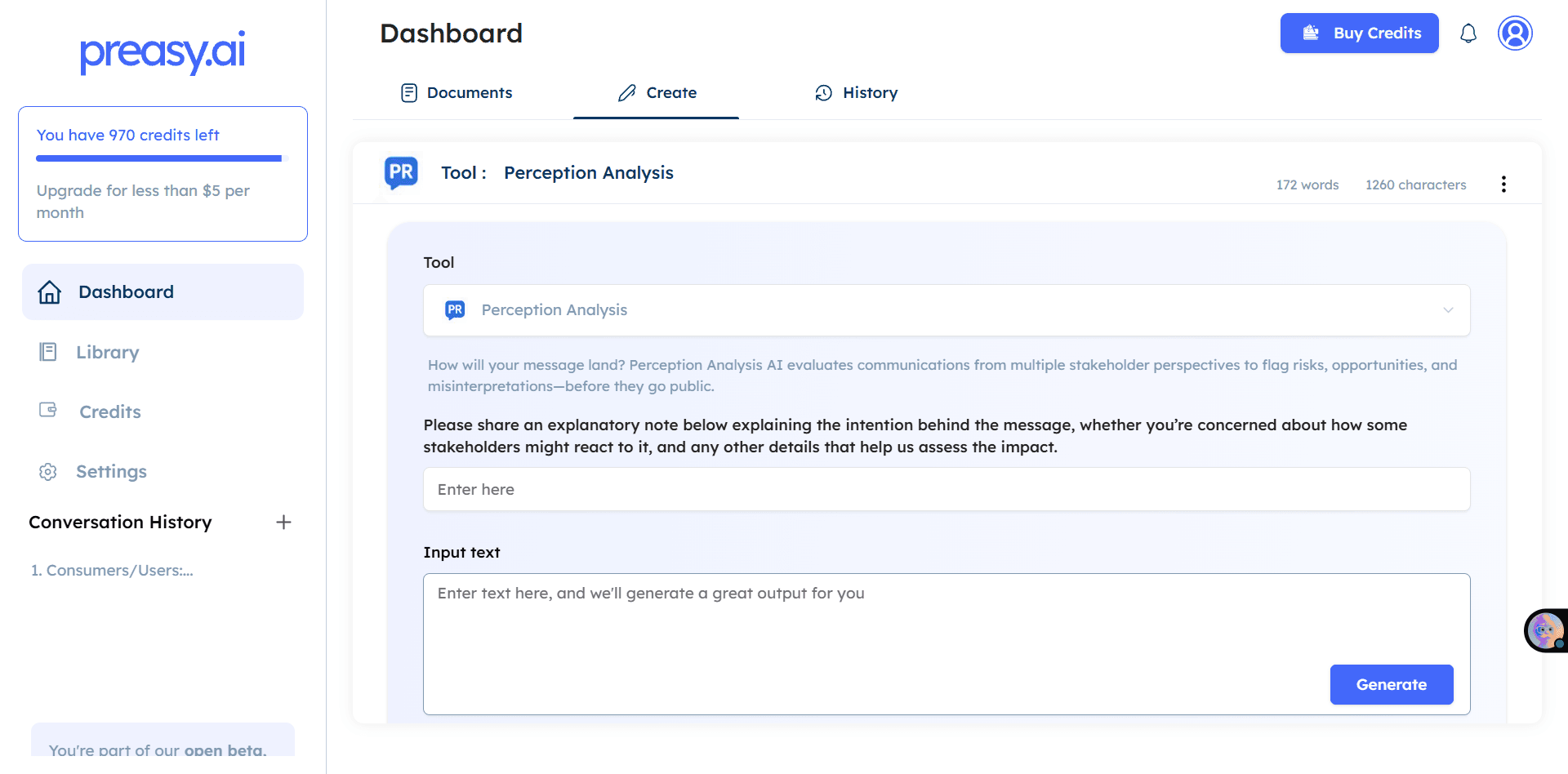 PReasy – AI for PR and Public Affairs